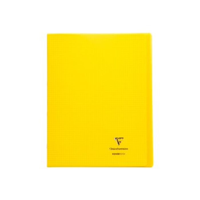 3037929846010-Clairefontaine Koverbook - Cahier polypro 24 x 32 cm - 48 pages - petits carreaux (5x5 mm) - disponible dans-Avant-1