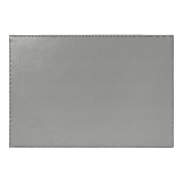 3338805009704-L'Agenda Moderne Satiny - Sous-main simple - 56 x 38 cm - gris - Quo Vadis-Avant-0