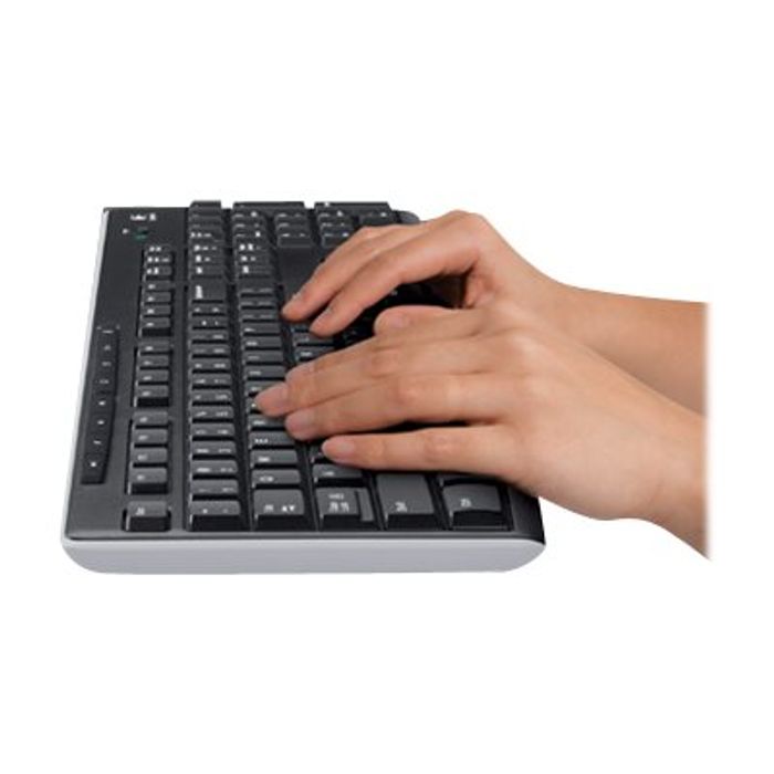 5099206032941-Logitech K270 - clavier sans fil Azerty - noir-Gauche-10