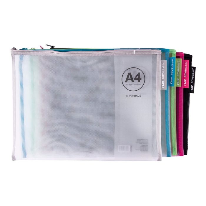 8410782180272-Apli Agipa - Pochette Zipper Bag A4 - disponible dans différentes couleurs-Avant-0