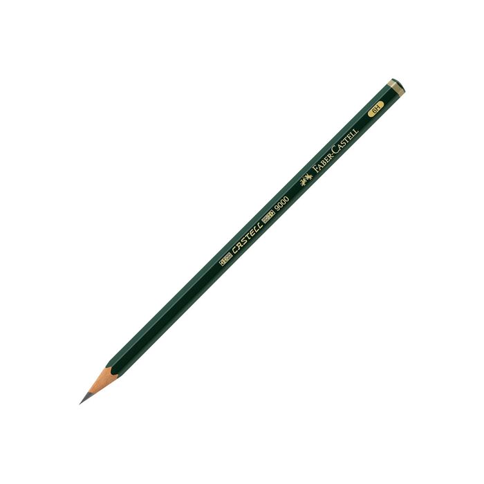 4005401190165-Faber-Castell 9000 - Crayon à papier - 6H-Angle gauche-0