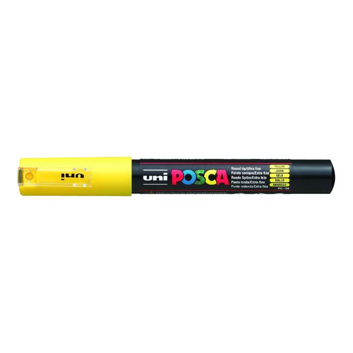 4902778653968-Posca - Marqueur peinture pointe extra fine - jaune-Angle gauche-0