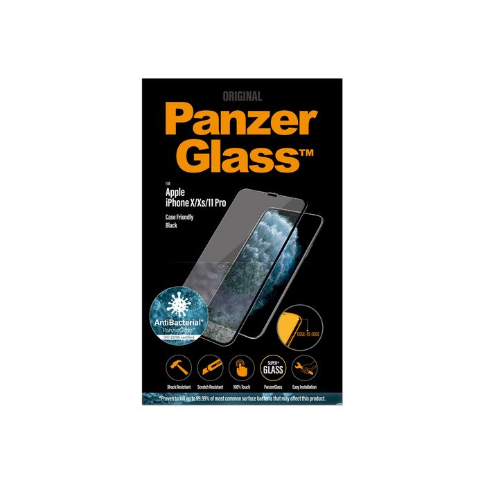 5711724026645-PanzerGlass Case Friendly - Protection d'écran - verre trempé - verre trempé pour iPhone 11 Pro-Avant-5