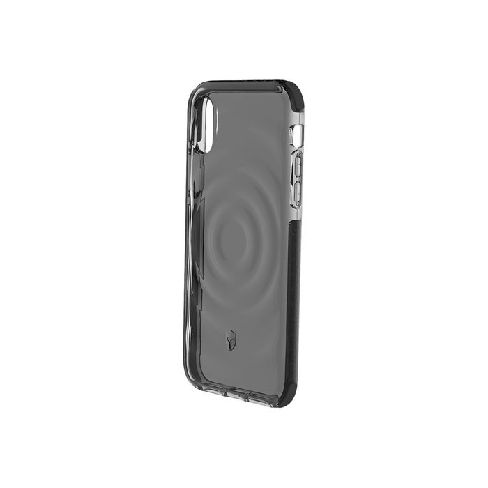 3571211374619-Force Case Urban - Coque de protection pour iPhone X/XS - transparent/gris foncé-Arrière-2