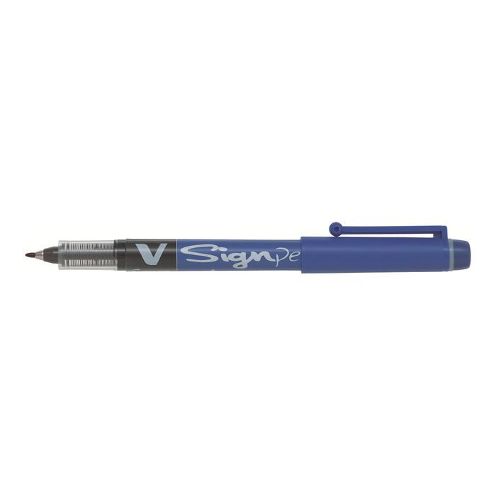 4902505134678-Pilot V Sign Pen - Feutre fin - bleu-Angle gauche-0