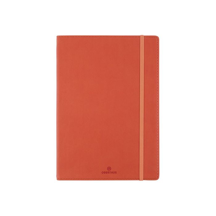 3108725881625-Oberthur Carmen - Carnet de notes souple A5 - ligné - 200 pages - orange-Avant-0