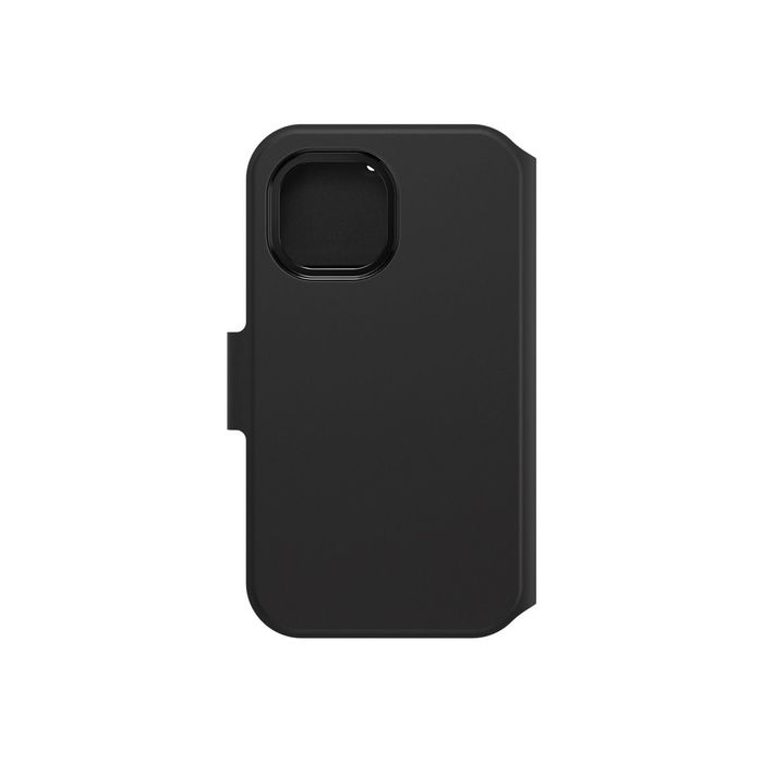 0840262396141-OtterBox Strada Series Via - porte folio pour iPhone 14 - noir-Arrière-0