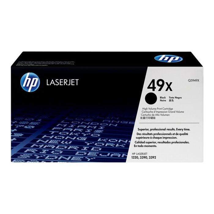 829160319568-HP 49X - noir - cartouche laser d'origine-Avant-4