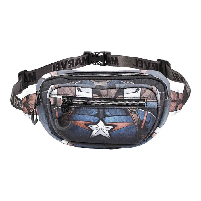 8445118024296-Captain America - Sac banane - noir - Karactermania-Avant-1