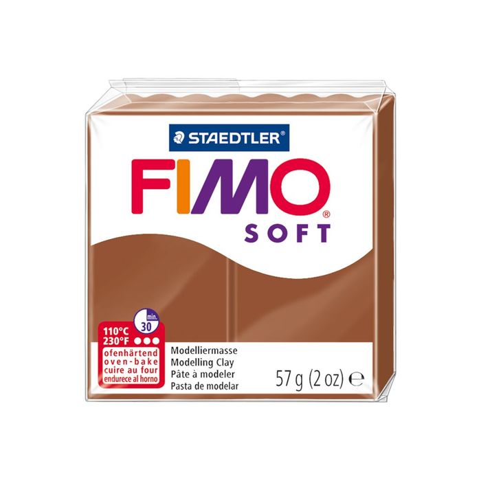 4006608809799-Pâte Fimo Soft  - Caramel - 57G-Angle droit-1