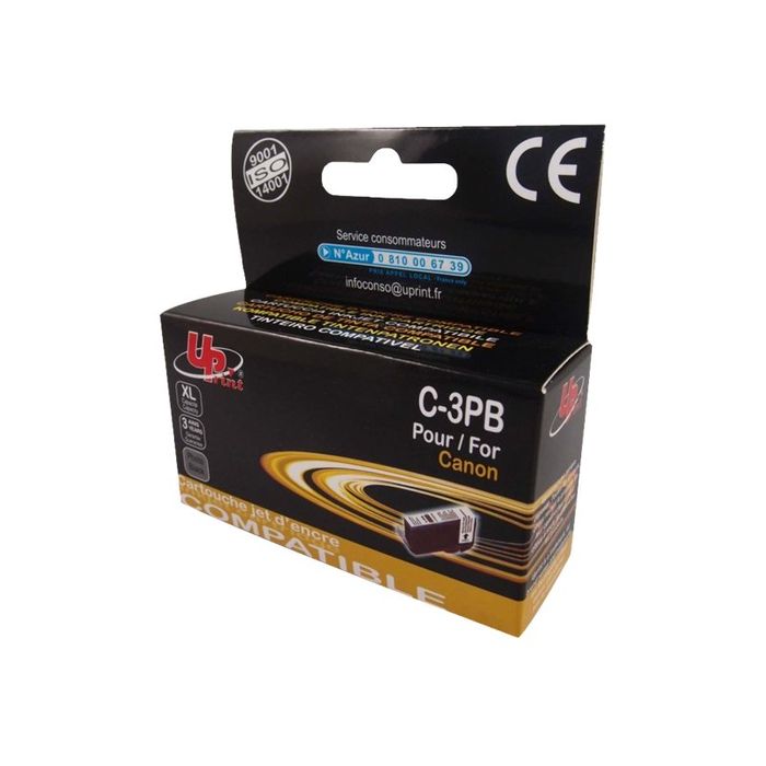 3584770881160-Canon BCI-3E/BCI-6 - noir photo - UPrint C.3PB-Angle droit-0