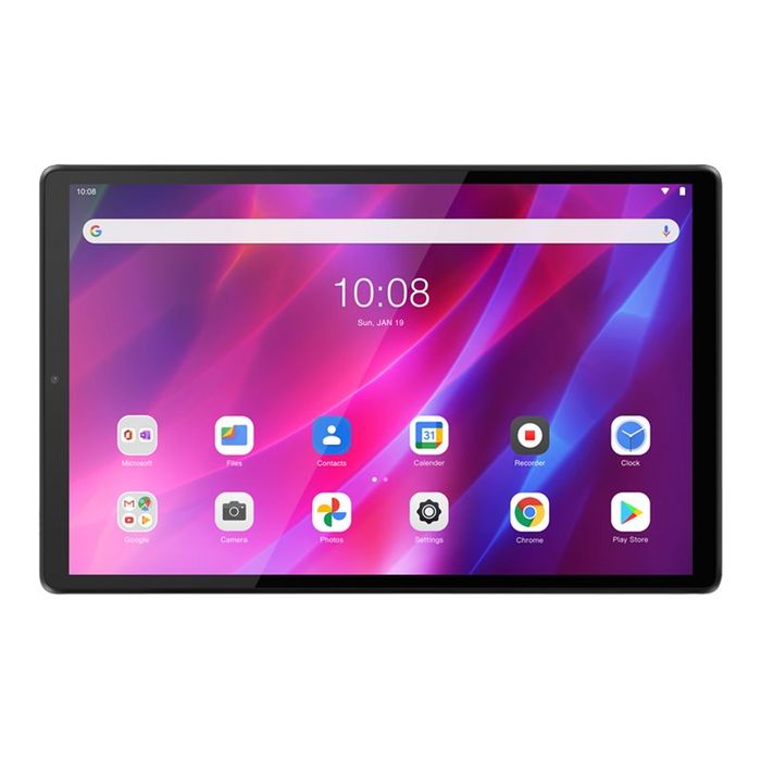 0195713636810-Lenovo Tab K10 ZA8R - tablette 10,3" - Android 11 - 64 Go - bleu abyss-Avant-0