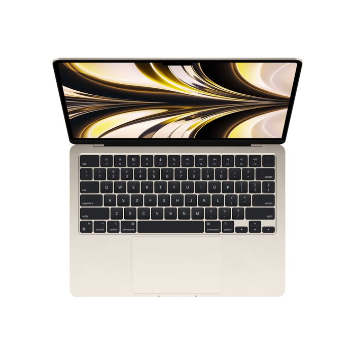 0404051386487-Apple MacBook Air - MacBook 13.6" - M2 - 8 Go RAM - 512 Go SSD - lumière stellaires-Haut-3