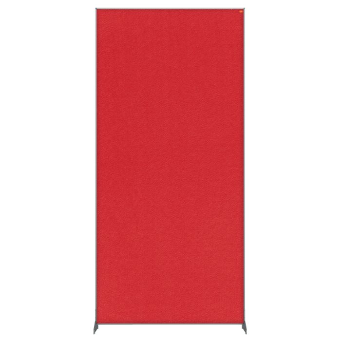 5028252617697-Nobo Impression Pro - Cloison de séparation - 80 x 180 cm - rouge--0