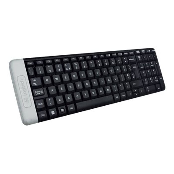 5099206030039-Logitech K230 - clavier sans fil Azerty - noir-Angle gauche-3