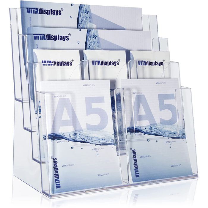 3660412021931-Promocome - Présentoir multi-formats pour brochures A4, A5, 1/3 A4, A6 --6