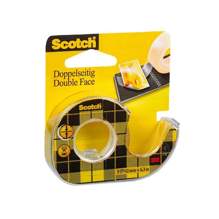 0051131791695-Ruban Scotch Double Face - 12 mm x 6,3 m + 25% gratuit--0