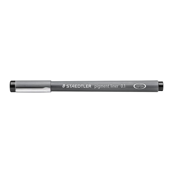 4007817330395-STAEDTLER pigment liner - Feutre fin - 0.1 mm - noir--0