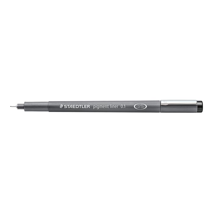 4007817330395-STAEDTLER pigment liner - Feutre fin - 0.1 mm - noir--2