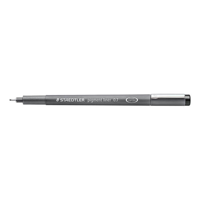 4007817326701-STAEDTLER pigment liner - Feutre fin - 0.7 mm - noir--1