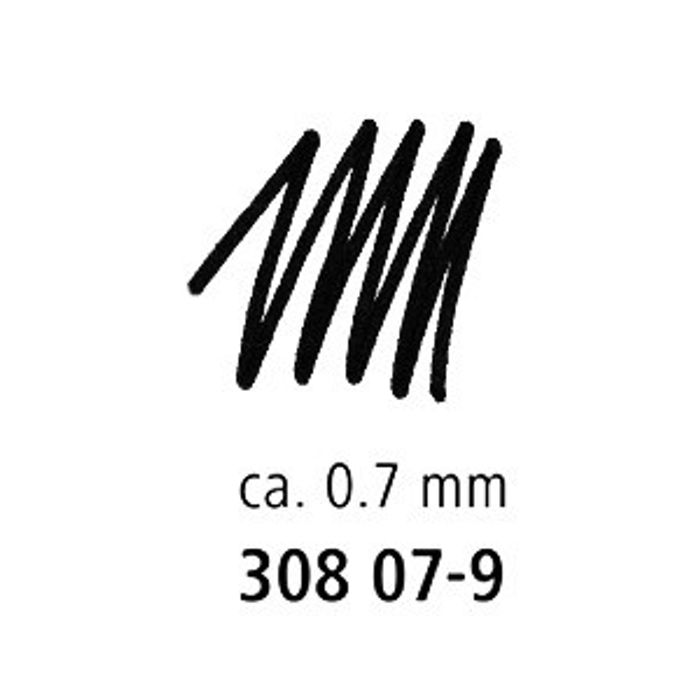 4007817326701-STAEDTLER pigment liner - Feutre fin - 0.7 mm - noir--3