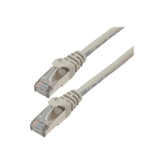 3700224725495-MCL Samar - câble réseau RJ45 CAT 6 F/UTP - 1 m - gris-Angle droit-0