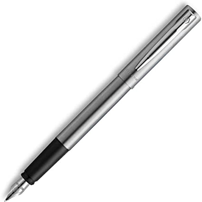 3034323215145-Waterman Graduate - Stylo plume chromé - pointe fine--0