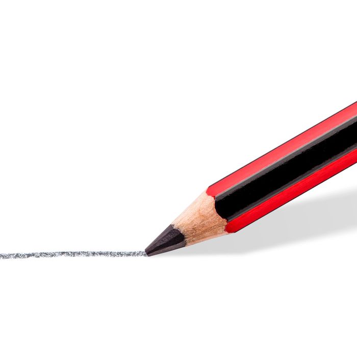 4007817104033-STAEDTLER Tradition - Crayon à papier - 6B - 2 mm--3