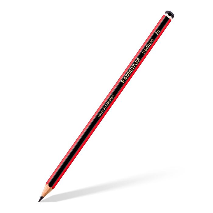 4007817104408-STAEDTLER Tradition - Crayon à papier - 3B - 2 mm--1