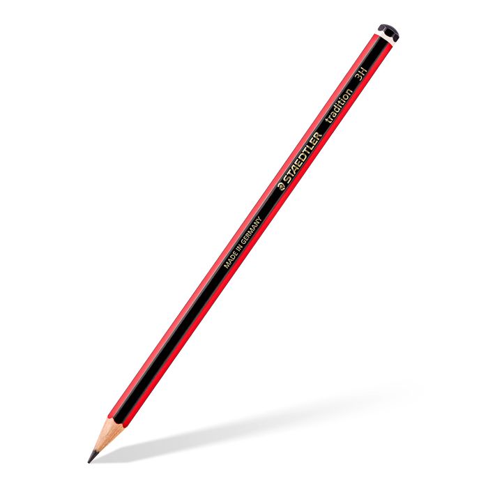 4007817104231-STAEDTLER Tradition - Crayon à papier - 3H - 2 mm--1