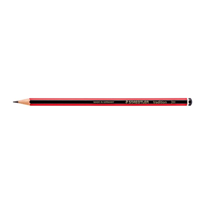 4007817104231-STAEDTLER Tradition - Crayon à papier - 3H - 2 mm--2