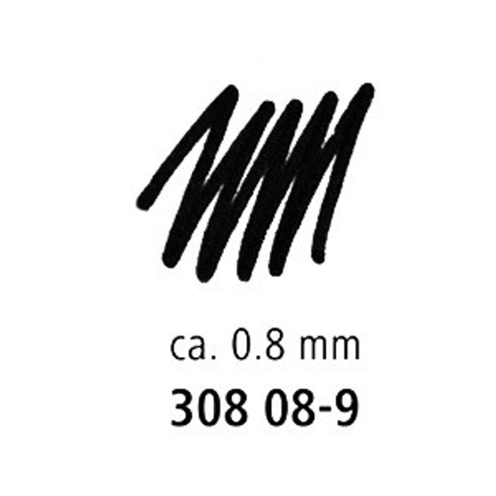 4007817327104-STAEDTLER pigment liner - Feutre fin - 0.8 mm - noir--3
