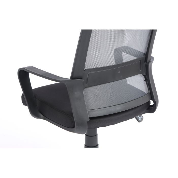 0400791441653-Fauteuil de bureau LIBERTY 02 - accoudoirs fixes - appui-tête réglable - noir et gris--8