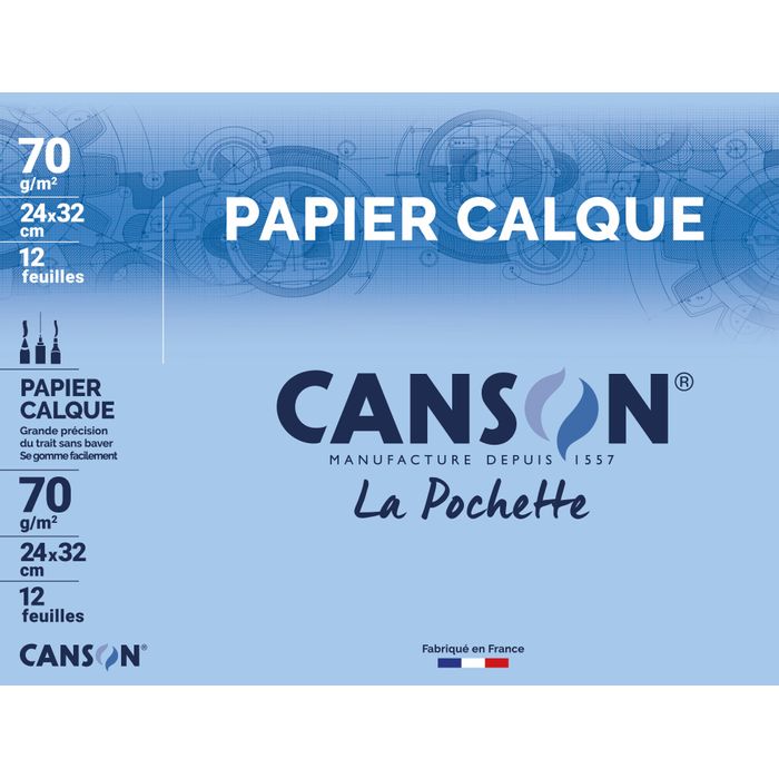 3148950031976-Canson - Pochette papier calque - 12 feuilles - 24 x 32 cm - 70 gr--0