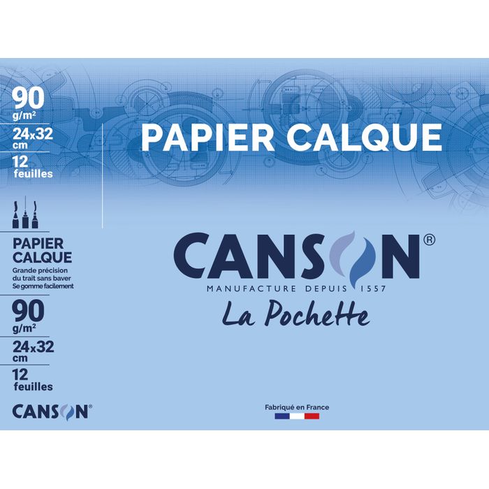 3148950027726-Canson - Pochette papier calque - 12 feuilles - 24 x 32 cm - 90 gr--0