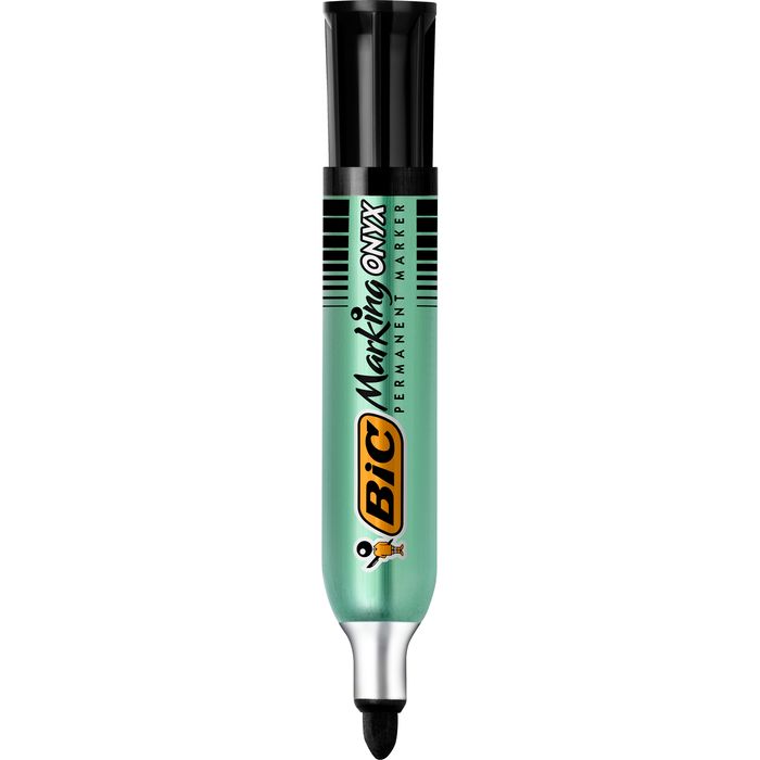 0400791457371-BIC ONYX 1482 - Marqueur permanent - pointe ogive - noir--0