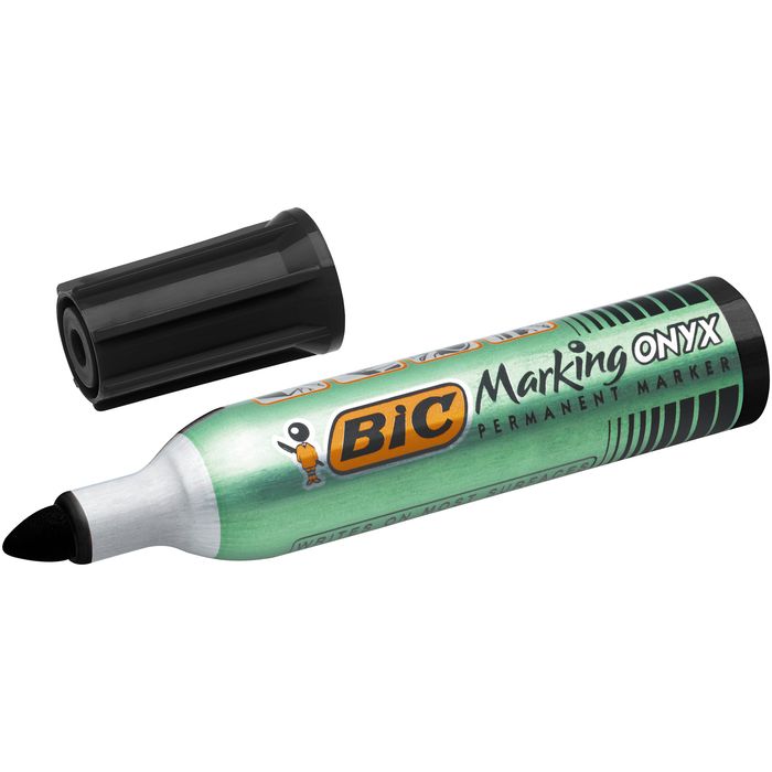 0400791457371-BIC ONYX 1482 - Marqueur permanent - pointe ogive - noir--1