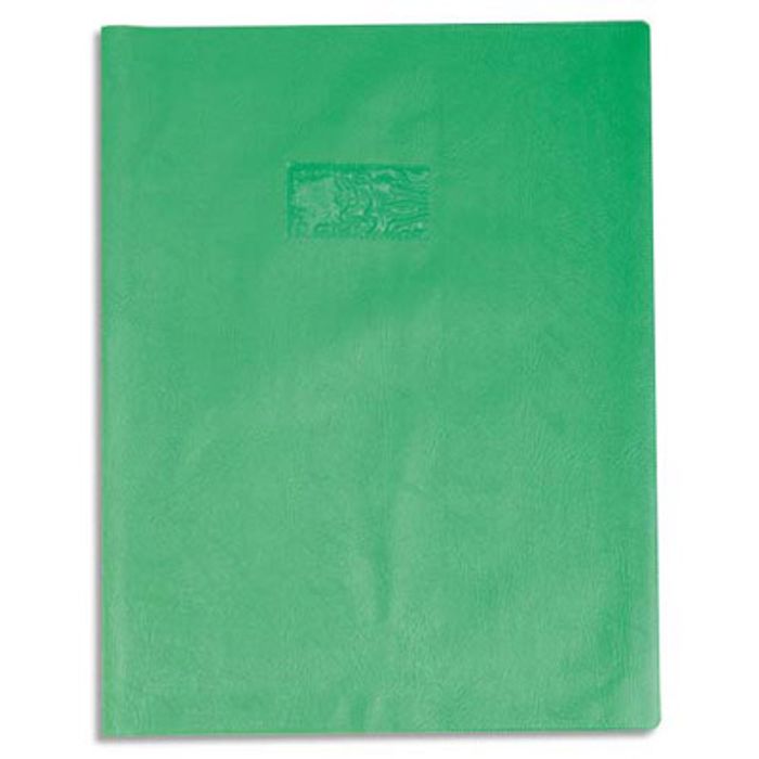 3210330722153-Calligraphe - Protège cahier sans rabat - A4 (21x29,7 cm) - grain losange - vert--0