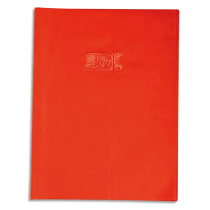 3210330724133-Calligraphe - Protège cahier sans rabat - 24 x 32 cm - grain losange - rouge--0