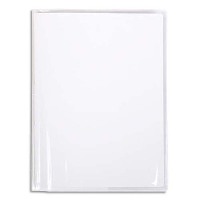 3210330735009-Calligraphe - Protège cahier avec rabats - 24 x 32 cm - cristalux - transparent--1