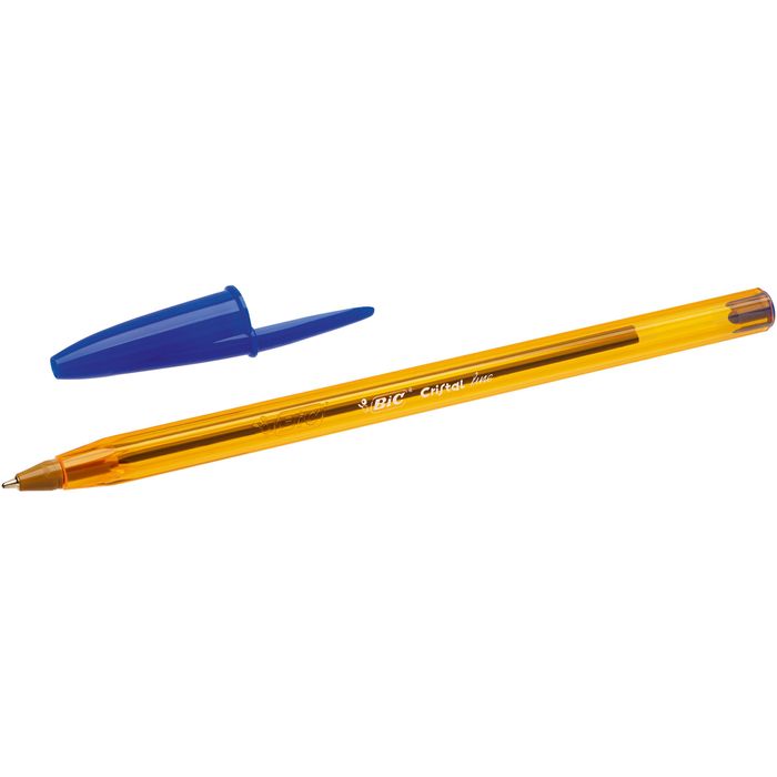 3086123132948-BIC Cristal Fine - Stylo à bille - bleu--1