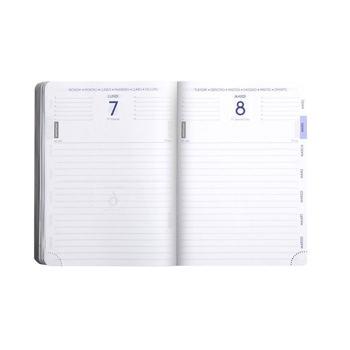 3660942022576-Agenda Winner - 1 jour par page - 12 x 17 cm - noir - Exacompta--1