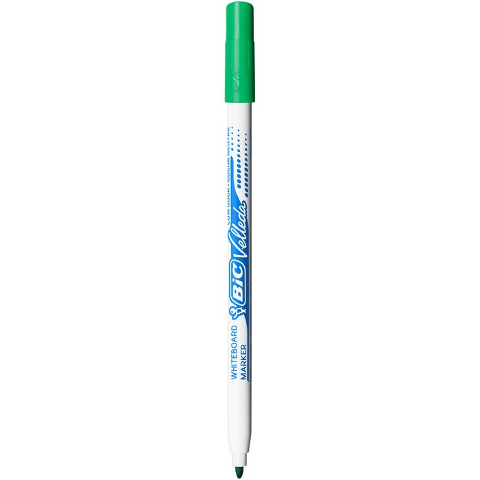 3086121721021-BIC VELLEDA 1721 - Marqueur effaçable - pointe fine - vert--0