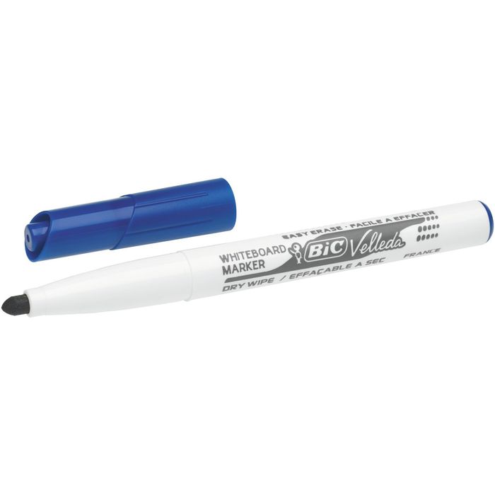 2012346016575-BIC VELLEDA 1741 - Marqueur effaçable - pointe ogive - bleu--1