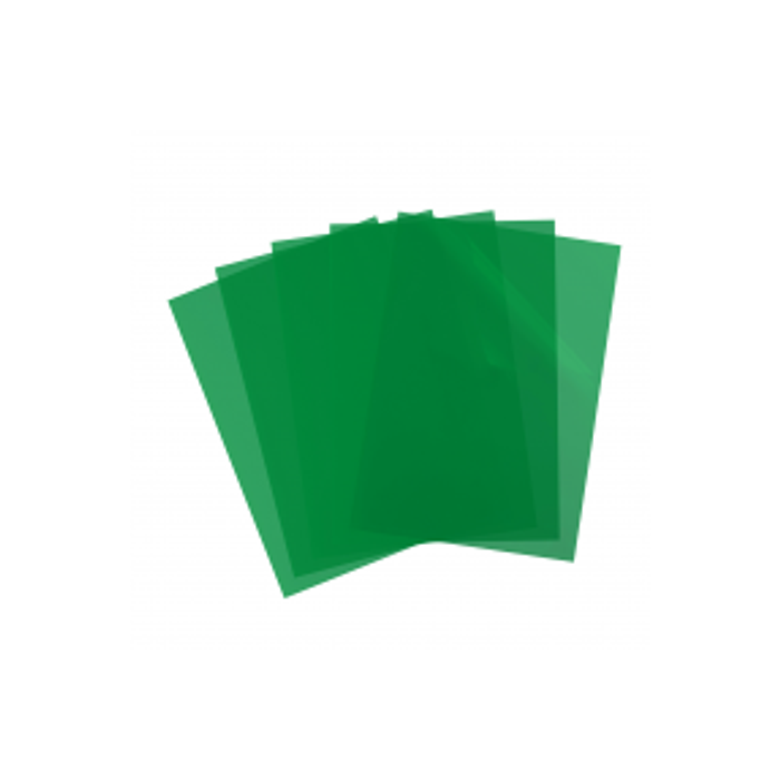 3045050174438-SHINE - 10 Pochettes coin - A4 - pour 25 feuilles - 12/100 - vert cristal--1