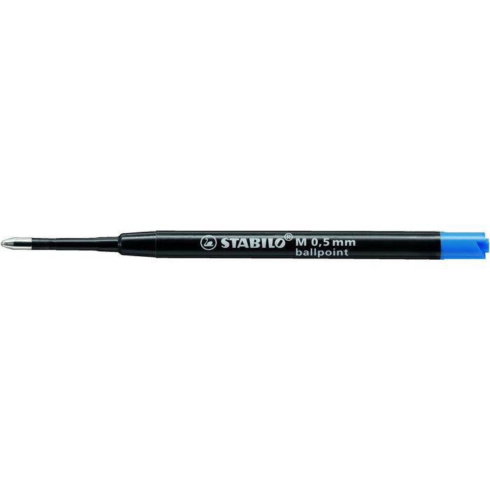 4006381427722-STABILO - Recharge pour stylo EASYball, Pointball - bleu - 0.5 mm - pointe moyenne--1