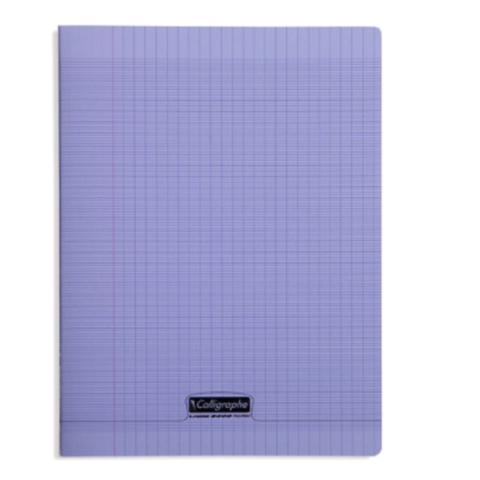 2012348144887-Calligraphe 8000 - Cahier polypro A4 (21x29,7 cm) - 96 pages- grands carreaux (Seyes) - disponible dans diff--1