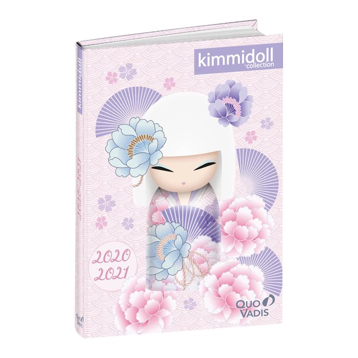 3371010348459-Kimmidoll - Agenda 1 jour par page - 12 x 17 cm - différents modèles disponibles - Quo Vadis--0