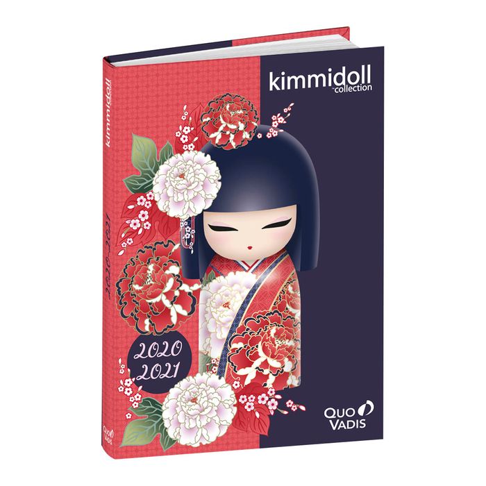 3371010348459-Kimmidoll - Agenda 1 jour par page - 12 x 17 cm - différents modèles disponibles - Quo Vadis--1