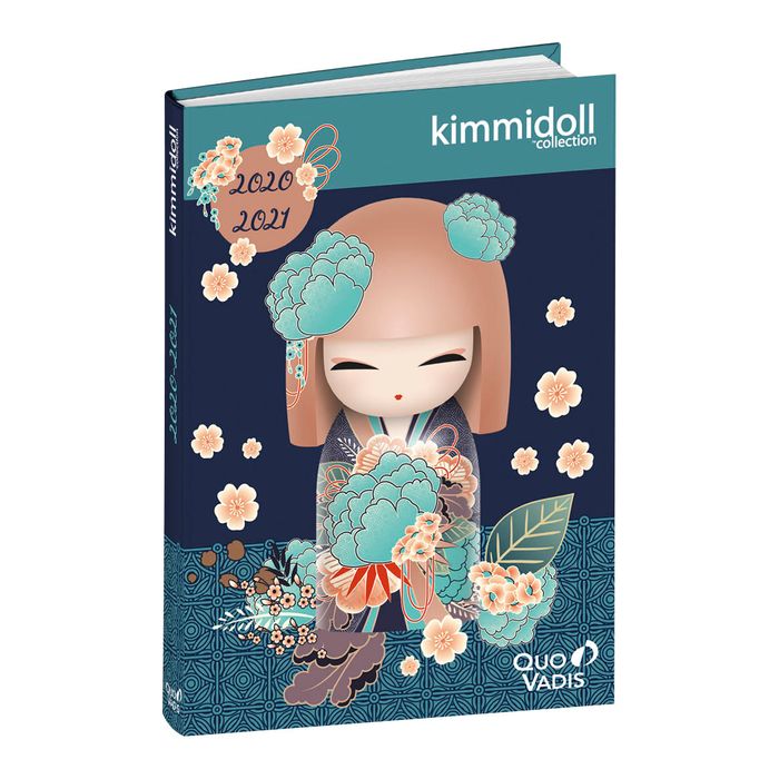 3371010348459-Kimmidoll - Agenda 1 jour par page - 12 x 17 cm - différents modèles disponibles - Quo Vadis--2